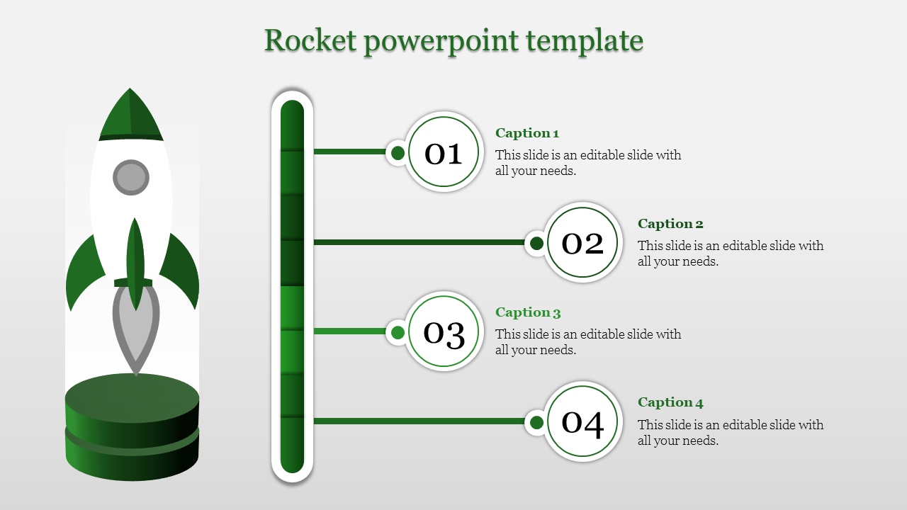 rocket powerpoint template-rocket powerpoint template-Green
